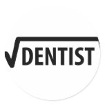 dentist root stickers