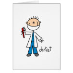 Dentist Stick Figure Card
