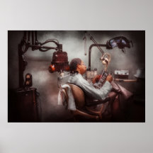 Dentiste - attente du dentiste affiches