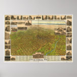Denver Colorado 1908 Panoramic Map
