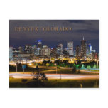 Denver, Colorado at night Postcards