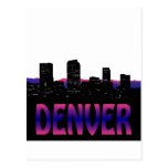 Denver Colorado Skyline Postcards