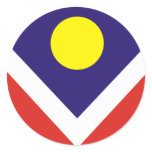 Denver, Colorado Round Stickers