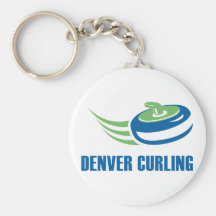 Denver Curling Key Chain
