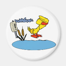 Denver Duck Refrigerator Magnet