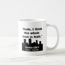 Denver High Town Coffee Mugs