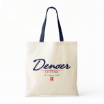 Denver Script Tote Bags