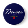 Denver Script Pinback Button