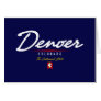 Denver Script Greeting Cards