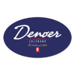 Denver Script stickers