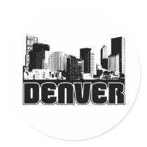 Denver Skyline Sticker