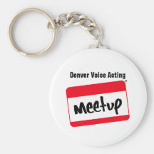 Denver Voice Acting Meetup Keychain
