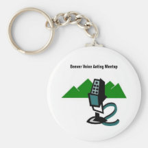 Denver Voice Acting Meetup "Mic & ... - Customized Key Chains