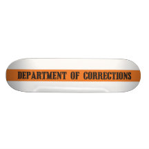 Department of Corrections Custom Skateboard