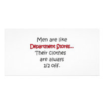 Department Stores Customized Photo Card