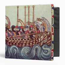 Departure of a Boat for the Crusades, Vinyl Binder