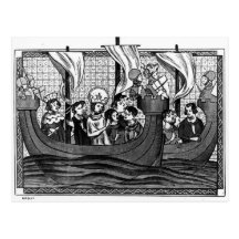 Departure of St. Louis for the Crusade Post Cards
