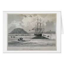 Departure of the boats from Hecla Cove, June 21, 1 Greeting Cards