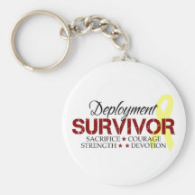 Deployment Survivor Key Chain