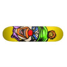 Depraved Evil Clown Custom Skate Board