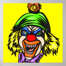 Depraved Evil Clown Print