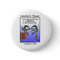Depressed Salmon Funny Cards Mugs & Gifts Button