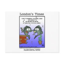 Depressed Salmon Funny Cards Mugs & Gifts Postcards