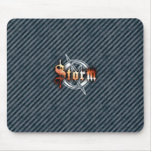 député britannique de tempête - (DarkSteelStripes) Tapis De Souris