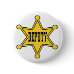Deputy Sheriff Pin Back Badge buttons