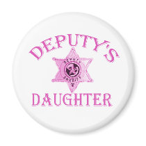 Deputy's Daughter Fridge Magnets