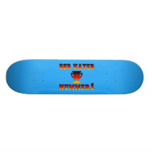 Der Vater Nummer 1 #1 Dad in German Father's Day Skate Board