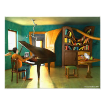 Dérangement du pianiste  tirage photo