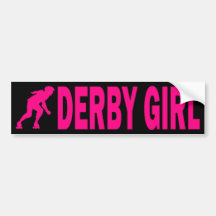 Derby Girl Bumper Stickers