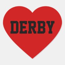 Derby Love stickers