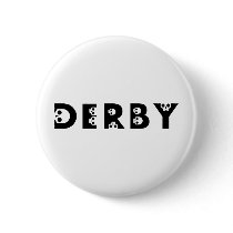 derby : skullphabet pin