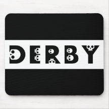 derby : skullphabet mousepads