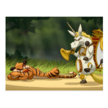 Dernière carte postale de licorne