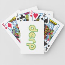 Derp 1 playing cards