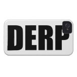 DERP Barely There iPhone 4 Case