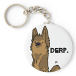 Derp - German Shepherd keychain