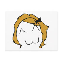 Derpina (Kitteh Smile) - Postcard