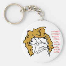 Derpina Rage Troll Key Chain