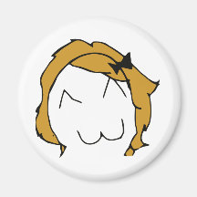 Derpina Refrigerator Magnet