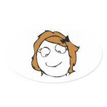 Derpina Oval Stickers