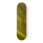 derrell gold custom skateboard deck