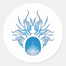 Derrick Skull Sticker