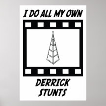 Derrick Stunts Poster