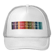 Derrière chaque bon quilter casquette de camionneur