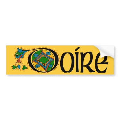 Derry (Gaelic) Bumper Sticker by irishcountry