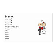 Des couples de mariage je fais le T-shirts et les  Carte De Visite
